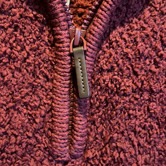 NWT Natural Reflections Sherpa 1/4 zip size small - Picture 5 of 8